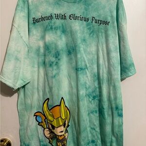 Mint Green Tie-Dye Short Sleeve Tee